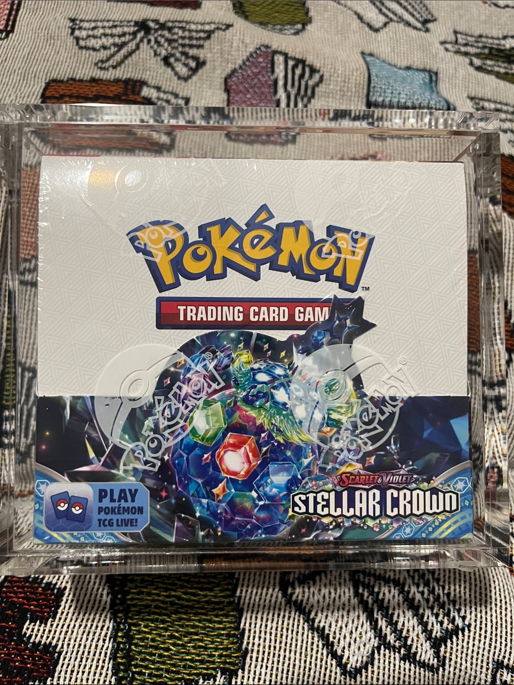 Pokemon Trading Card Game Stellar Crown Box - White, Blue, Red, Green